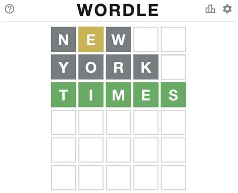 new york times daily wordle game